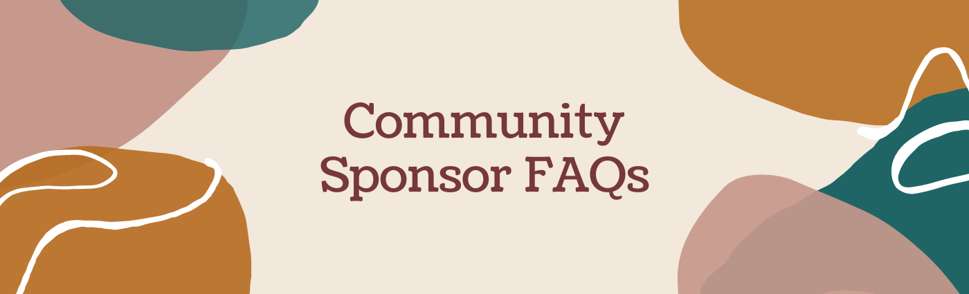 Community Sponsor FAQs
